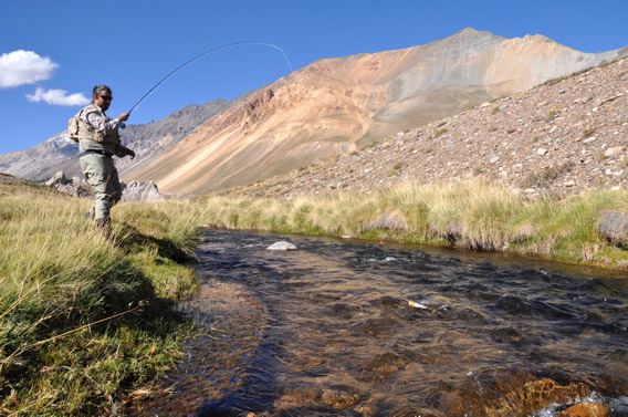 Pescando con Indicador de pique Orvis - Mendoza Fly Shop